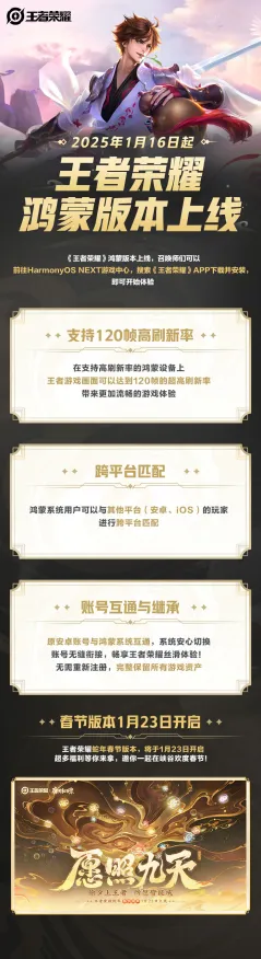 《王者荣耀》排位上分-实时更新-每日热修-鸿蒙系统-文字冒险