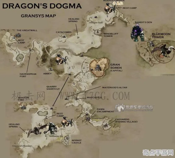 《龙之信条2》关卡设计解析 8月技术分析 Vision Pro版 地图解析