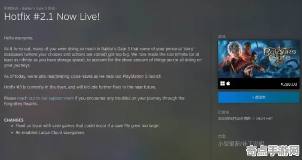 《博德之门3》经济系统解析 最新热修解析 Vision Pro版