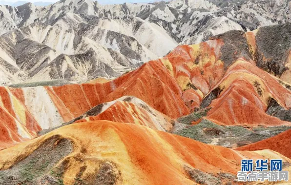 最新南极洲张掖丹霞地貌达到新高度，距今约5000年