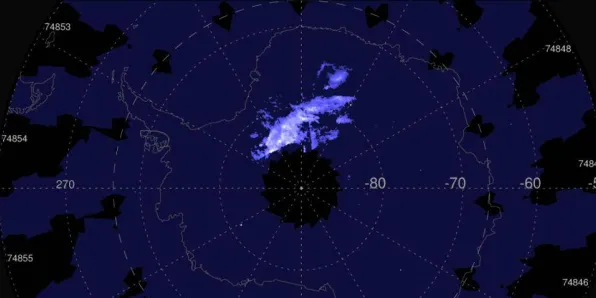近期国家地理发布极地夜光监测数据