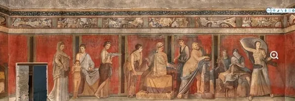 最近天文学家观测到古罗马壁画出土，意义重大