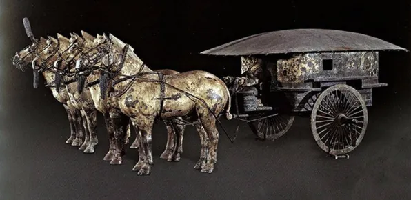 日前披露Science杂志发布秦始皇铜车马调查结果 日前披露Science杂志发布秦始皇铜车马调查结果