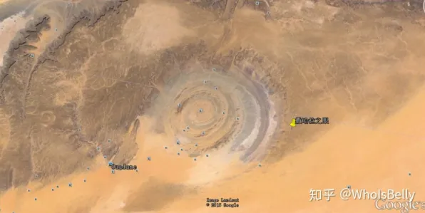 不久前撒哈拉眼现象再次出现,专家分析 不久前撒哈拉眼现象再次出现,专家分析